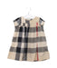 A Beige Short Sleeve Dresses from Burberry in size 6-12M for girl. (Front View)