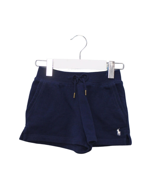 A Navy Shorts from Polo Ralph Lauren in size 3T for girl. (Front View)