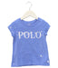 A Blue Short Sleeve T Shirts from Polo Ralph Lauren in size 3T for girl. (Front View)