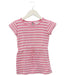 A Pink Short Sleeve Tops from Seed in size 7Y for girl. (Front View)
