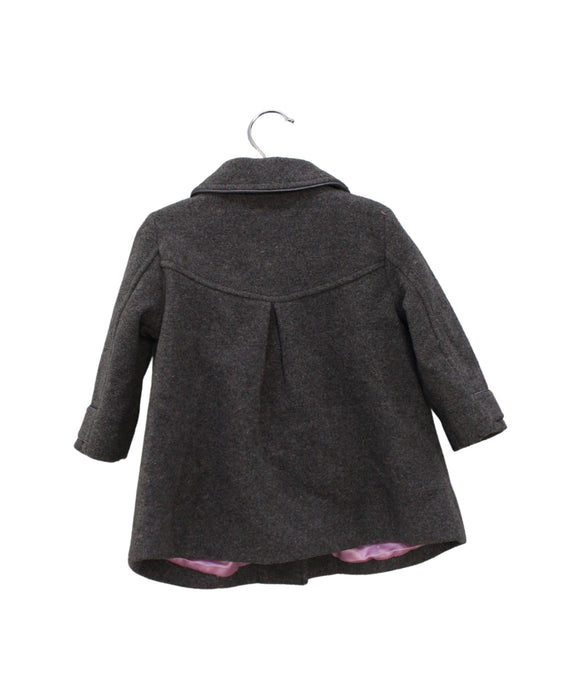 A Grey Coats from Primigi in size 6-12M for girl. (Back View)