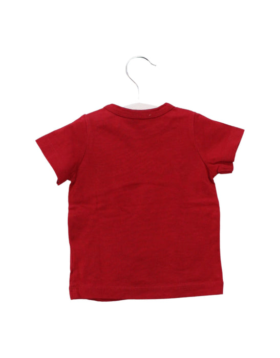 A Red Short Sleeve T Shirts from Jacadi in size 6-12M for boy. (Back View)