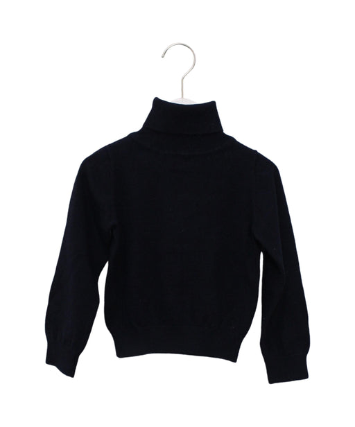A Navy Knit Sweaters from Jacadi in size 4T for boy. (Front View)