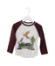 A Burgundy Long Sleeve Tops from Stella McCartney in size 4T for boy. (Front View)