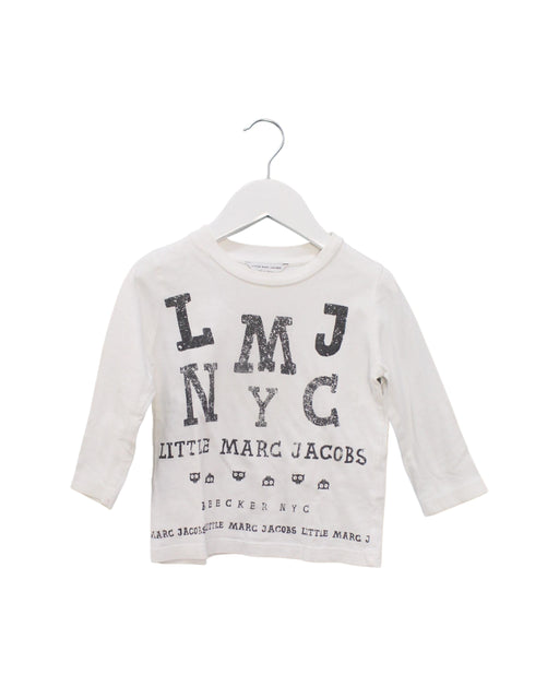 A White Long Sleeve Tops from Little Marc Jacobs in size 2T for boy. (Front View)
