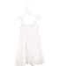 A White Sleeveless Dresses from Mayoral in size 6T for girl. (Back View)