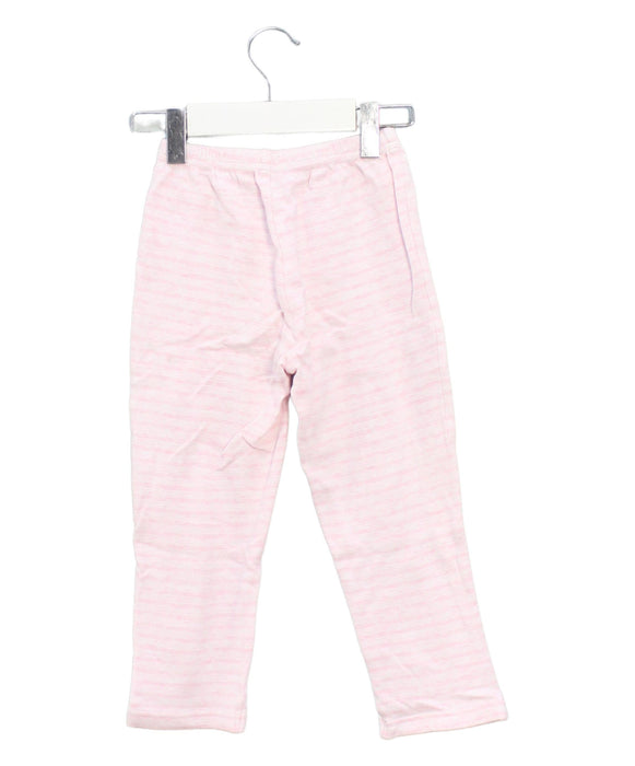 A Pink Casual Pants from Mides in size 4T for girl. (Back View)