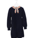 A Navy Sweater Dresses from Bonpoint in size 10Y for girl. (Front View)
