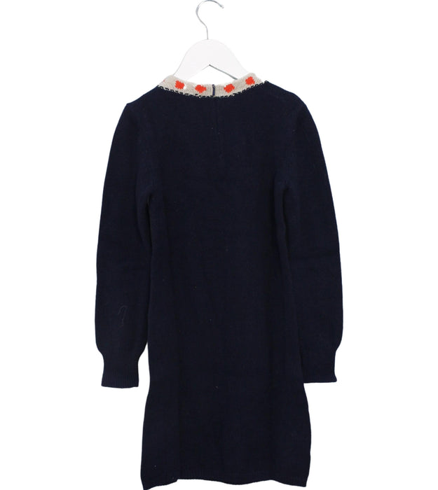 A Navy Sweater Dresses from Bonpoint in size 10Y for girl. (Back View)