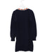 A Navy Sweater Dresses from Bonpoint in size 10Y for girl. (Back View)