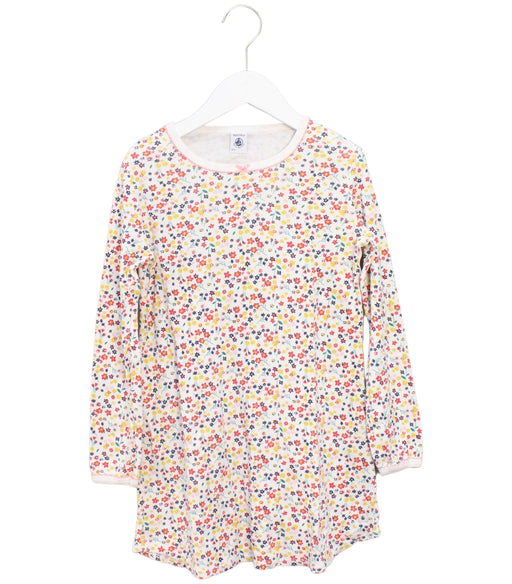 A Multicolour Long Sleeve Dresses from Petit Bateau in size 8Y for girl. (Front View)