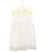 A White Sleeveless Dresses from Chickeeduck in size 5T for girl. (Front View)
