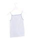 A Blue Sleeveless Tops from Petit Bateau in size 8Y for girl. (Back View)