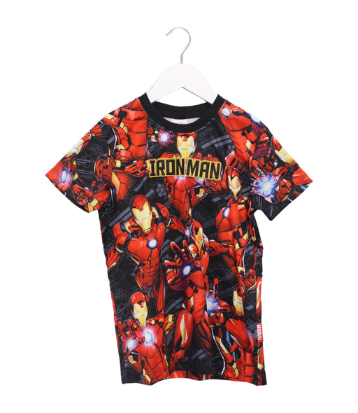 A Red Active Tops from Marvel in size 8Y for boy. (Front View)