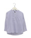A Blue Long Sleeve Tops from Velveteen in size 4T for girl. (Front View)