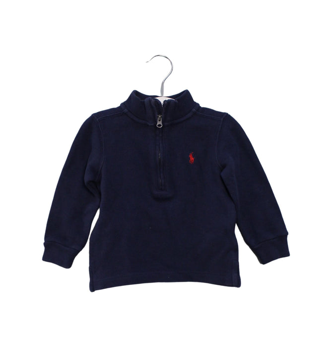 A Navy Knit Sweaters from Ralph Lauren in size 12-18M for boy. (Front View)