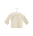 A Ivory Long Sleeve Tops from Bonpoint in size 3-6M for girl. (Front View)