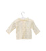 A Ivory Long Sleeve Tops from Bonpoint in size 3-6M for girl. (Back View)