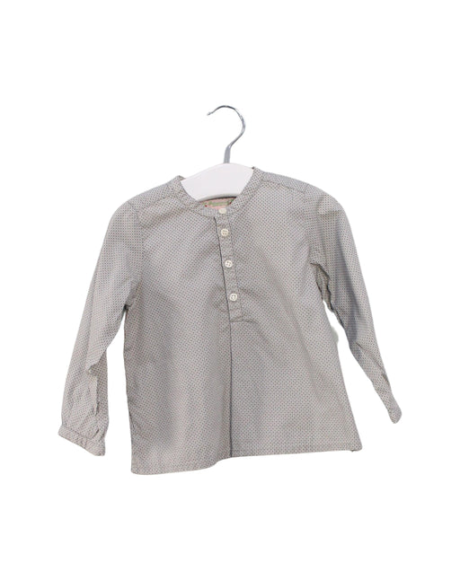 A Grey Long Sleeve Tops from Bonpoint in size 12-18M for boy. (Front View)