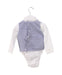 A Blue Long Sleeve Bodysuits from Andy & Evan in size 6-12M for boy. (Back View)