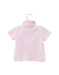 A Pink Short Sleeve Polos from Janie & Jack in size 6-12M for boy. (Back View)
