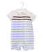 A Blue Short Sleeve Rompers from Janie & Jack in size 6-12M for boy. (Front View)