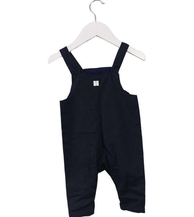A Navy Long Overalls from Carrément Beau in size 3-6M for boy. (Back View)