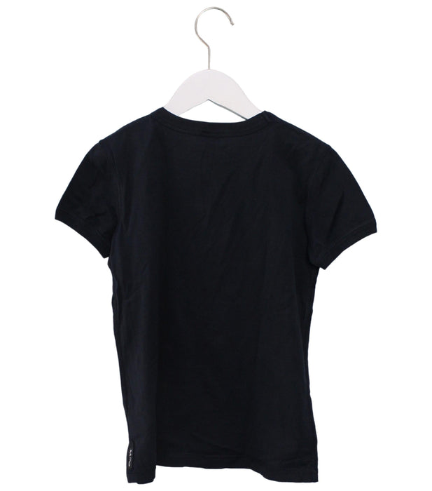 A Black Short Sleeve T Shirts from Dolce & Gabbana in size 7Y for boy. (Back View)