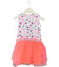 A Pink Sleeveless Dresses from Egg New York in size 2T for girl. (Front View)