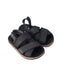 A Black Sandals from Bonpoint in size 3T for girl. (Front View)