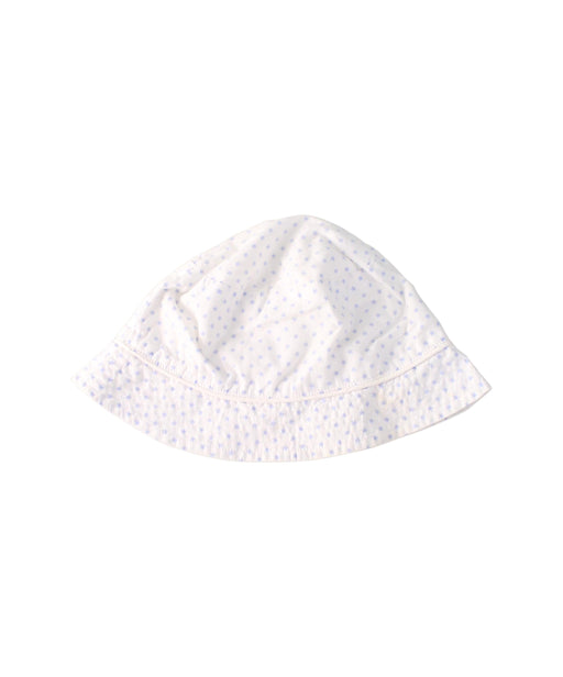 A White Sun Hats from Rose et Théo in size XS for boy. (Front View)