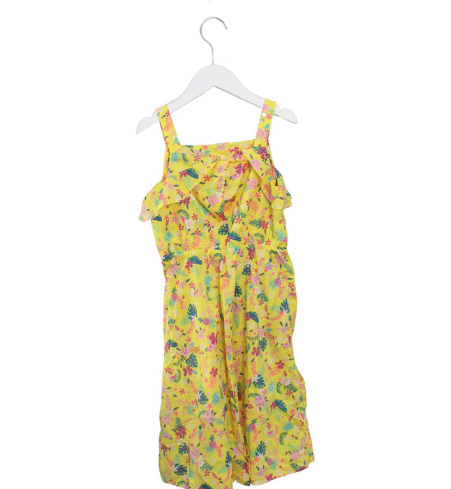 A Yellow Sleeveless Dresses from Sergent Major in size 8Y for girl. (Back View)