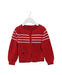 A Red Cardigans from Jacadi in size 4T for neutral. (Front View)