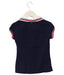 A Navy Short Sleeve Polos from Tommy Hilfiger in size 4T for girl. (Back View)