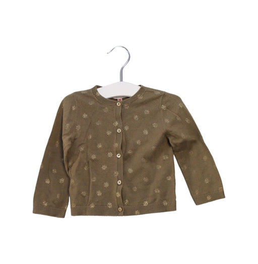 A Brown Cardigans from Bonpoint in size 12-18M for girl. (Front View)