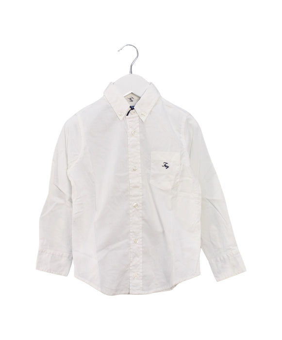 A Ivory Shirts from Fay in size 4T for boy. (Front View)