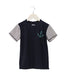 A Navy Rash Guards from Milky in size 7Y for boy. (Front View)