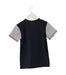 A Navy Rash Guards from Milky in size 7Y for boy. (Back View)
