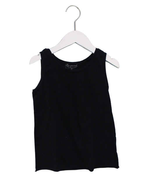 A Black Sleeveless Tops from Bonpoint in size 8Y for girl. (Front View)