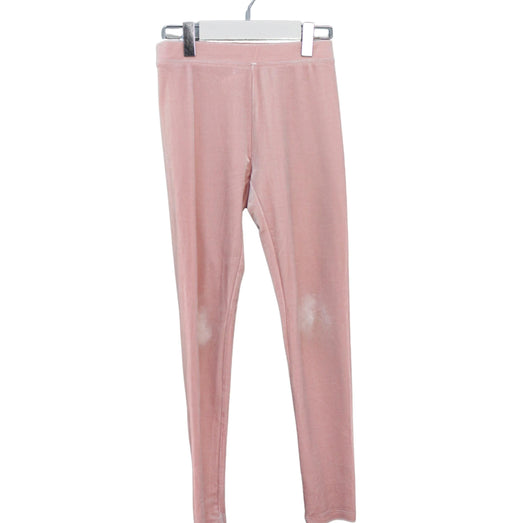 A Pink Leggings from Crewcuts in size 8Y for girl. (Front View)