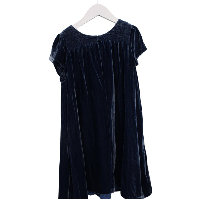 A Navy Short Sleeve Dresses from Wild & Gorgeous in size 8Y for girl. (Back View)
