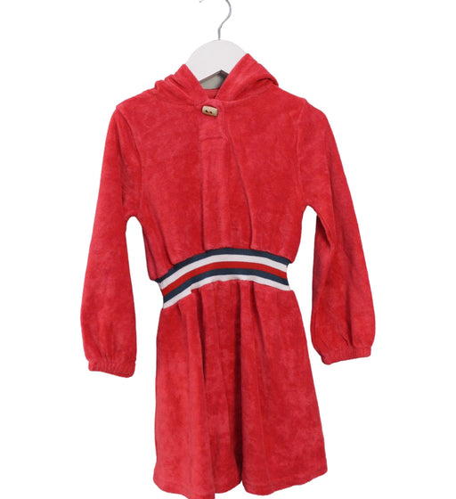 A Red Sweater Dresses from Wild & Gorgeous in size 4T for girl. (Front View)