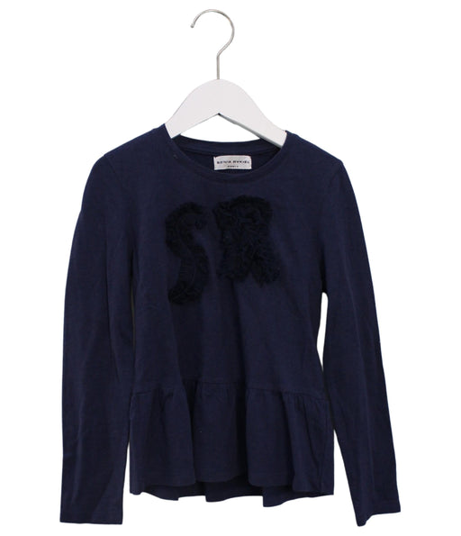 A Navy Long Sleeve Tops from Sonia Rykiel in size 8Y for girl. (Front View)