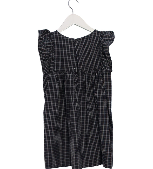 A Black Sleeveless Dresses from Bonpoint in size 8Y for girl. (Back View)