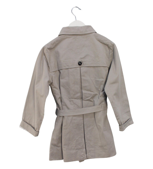 A Grey Coats from Buho in size 8Y for girl. (Back View)