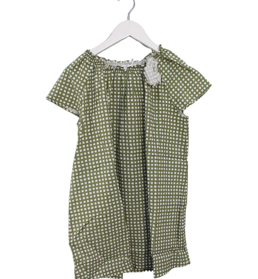 A Green Short Sleeve Dresses from Babe & Tess in size 10Y for girl. (Front View)