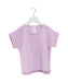 A Purple Short Sleeve Tops from Crewcuts in size 4T for girl. (Front View)