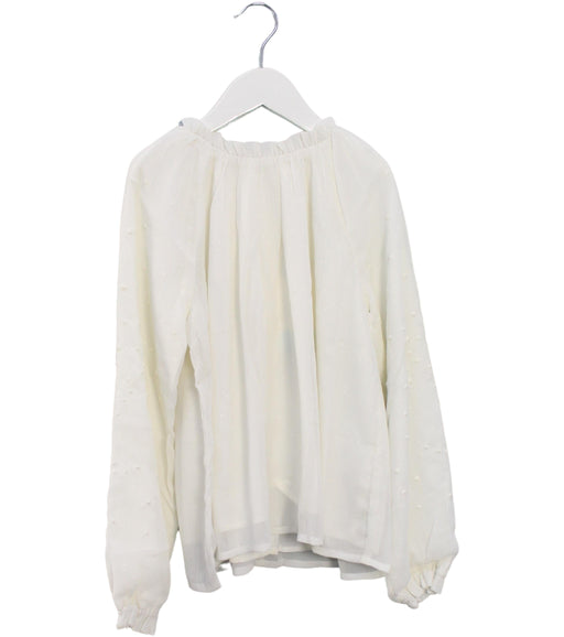 A White Long Sleeve Tops from Carrément Beau in size 10Y for girl. (Front View)