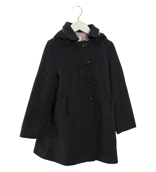 A Black Coats from Bonheur du Jour in size 6T for girl. (Front View)