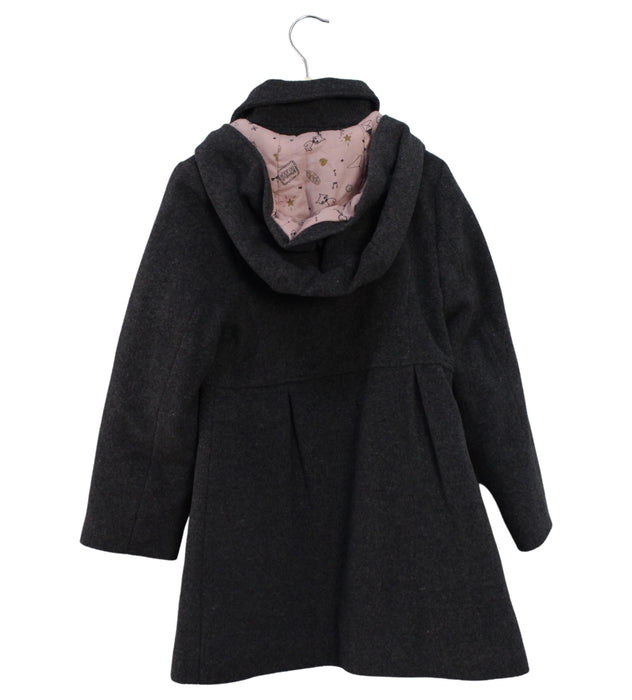 A Black Coats from Bonheur du Jour in size 6T for girl. (Back View)